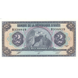 Haiti 2 Gourdes 1990 P254