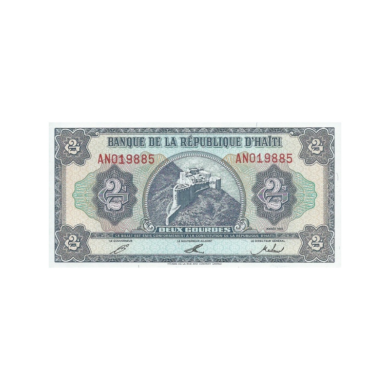 Haiti 2 Gourdes 1992 P260