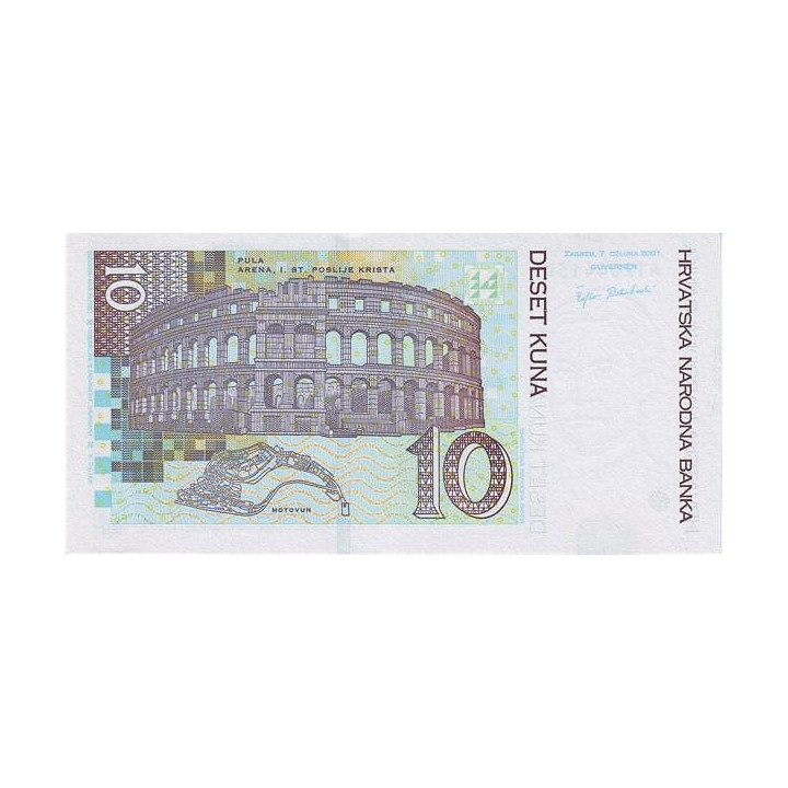 Kroatien 10 Kuna 2001 P38a