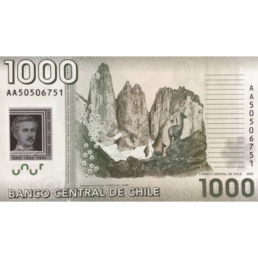 Chile 1000 Pesos 2020 P161