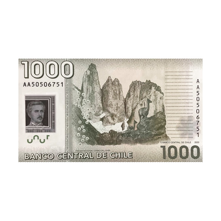 Chile 1000 Pesos 2020 P161