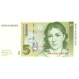 Tyskland 5 Deutsche Mark 1991 P37