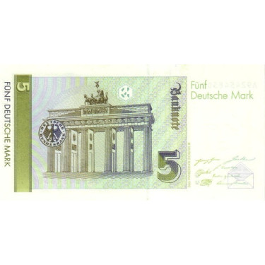 Germany 5 Deutsche Mark 1991 P37