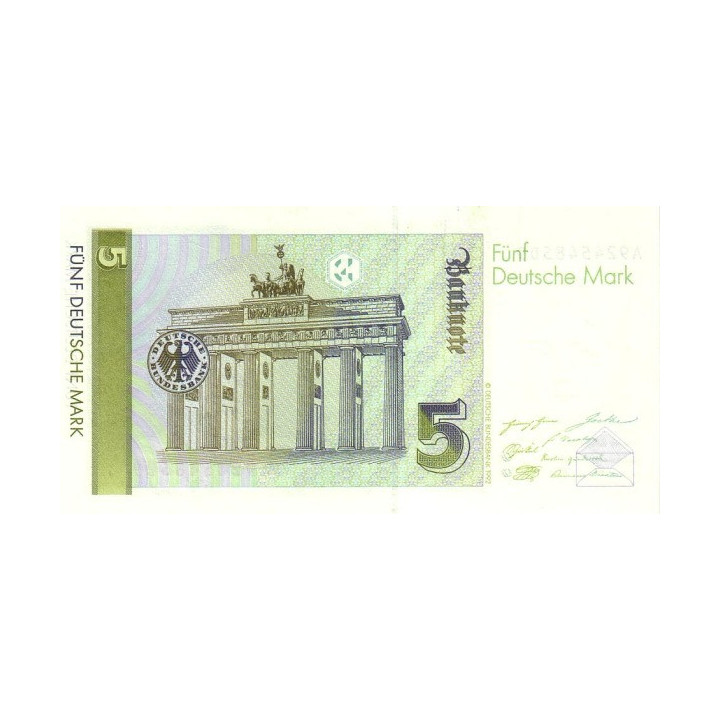 Tyskland 5 Deutsche Mark 1991 P37