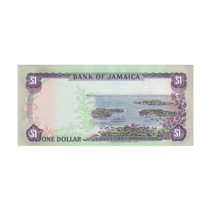 Jamaica 1 Dollar 1989 P68Ac
