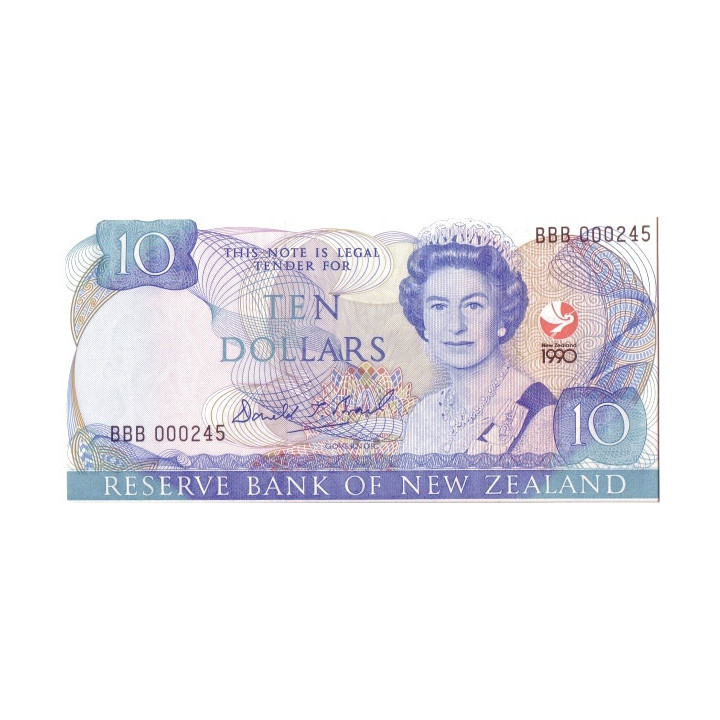 Nya Zeeland 10 Dollars 1990 P176
