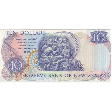 Nya Zeeland 10 Dollars 1990 P176