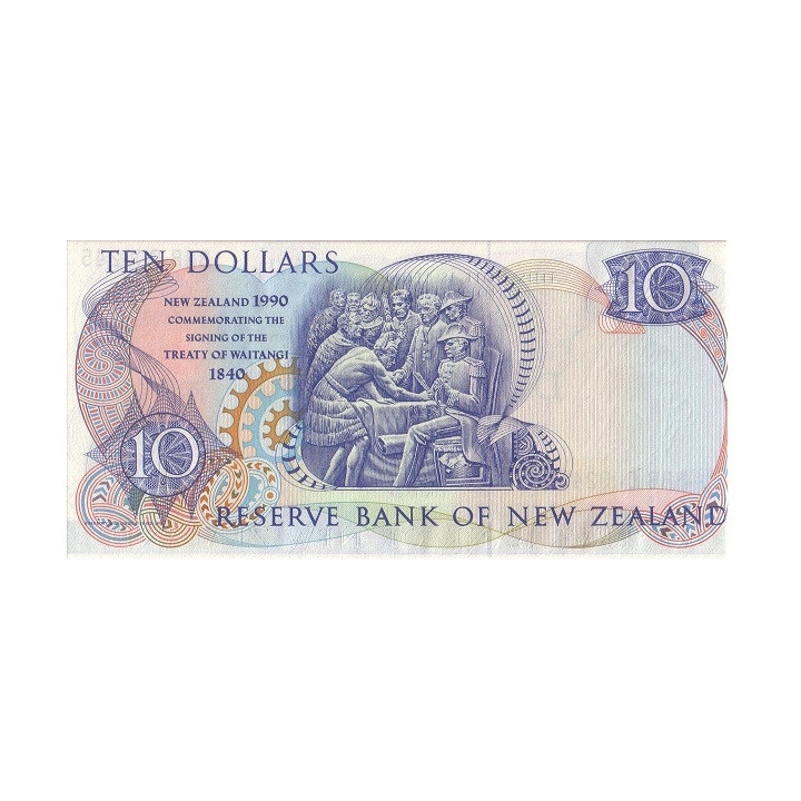 Nya Zeeland 10 Dollars 1990 P176