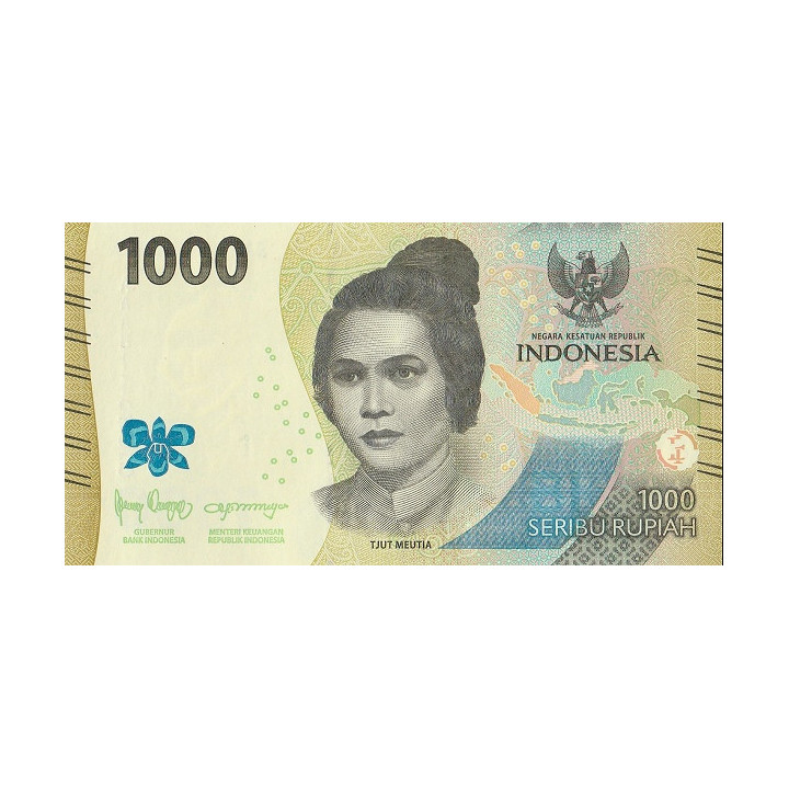 Indonesia 1000 Rupiah 2022 Pnew