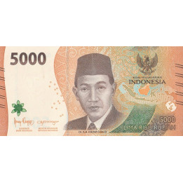 Indonesia 5000 Rupiah 2022 Pnew