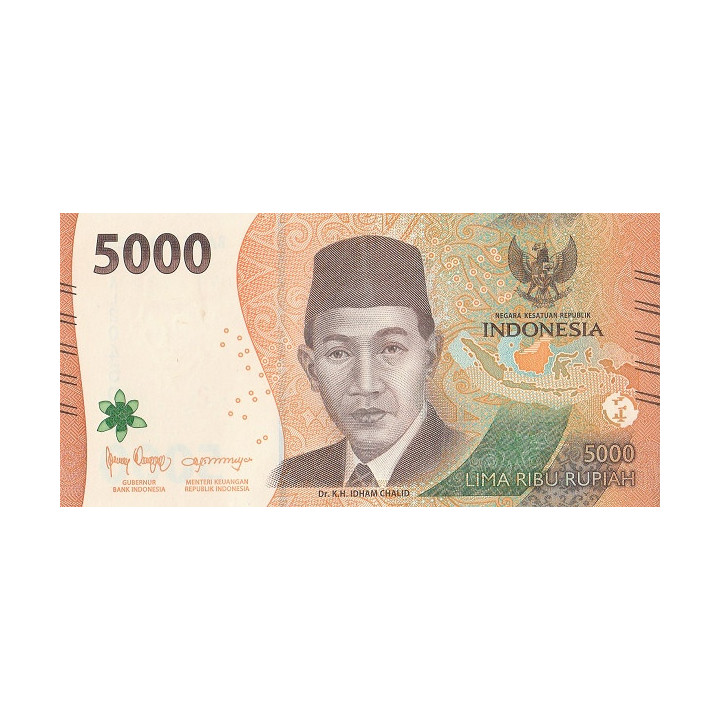 Indonesien 5000 Rupiah 2022 Pnew