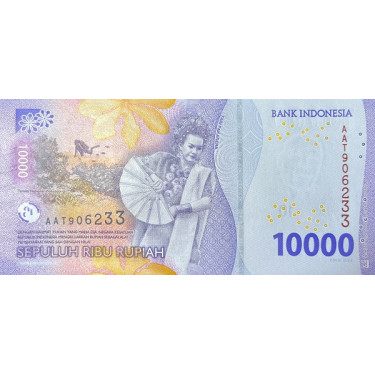 Indonesia 10.000 Rupiah 2022 Pnew