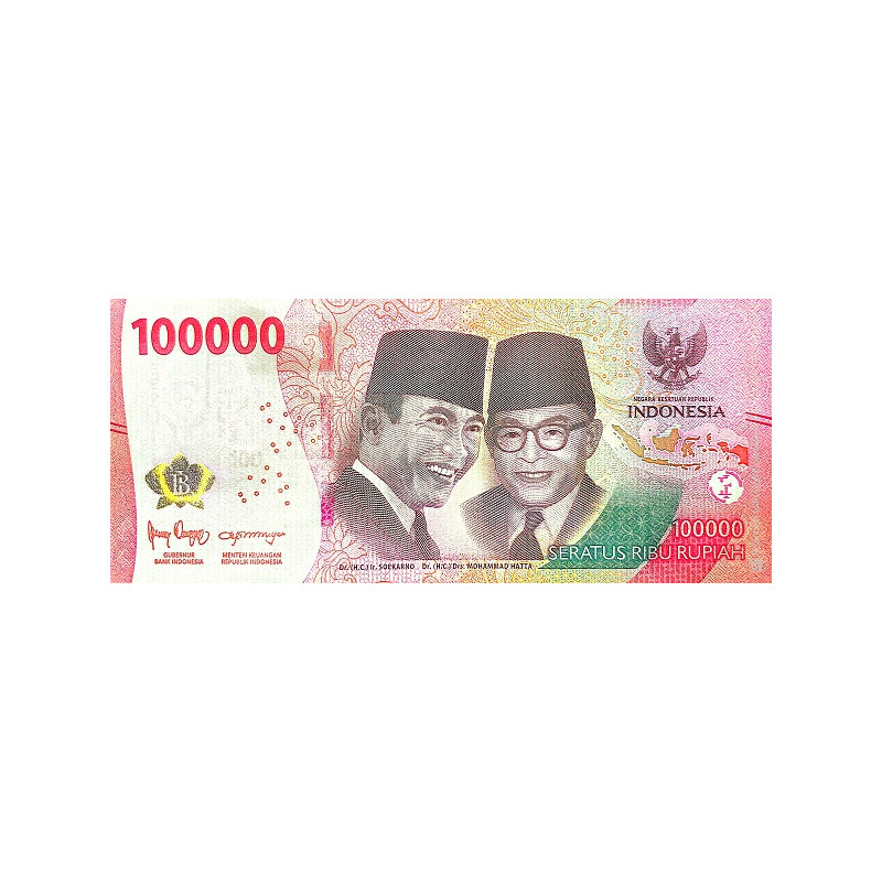 Indonesia 100.00 Rupiah 2022 Pnew