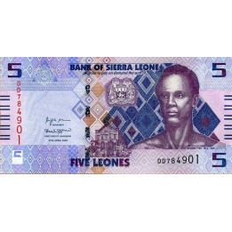 Sierra Leone 5 Leones 2022 PNew