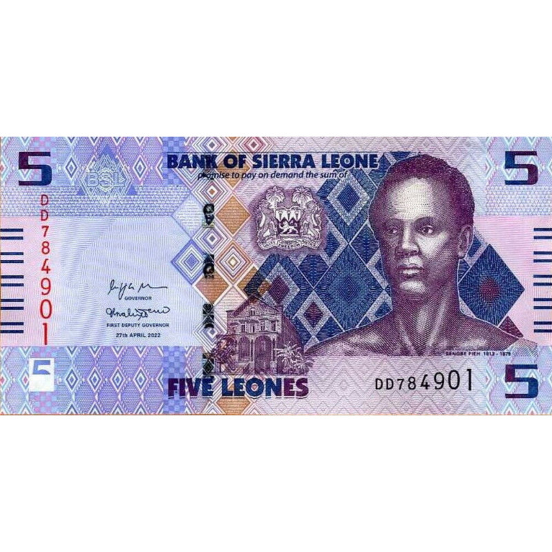 Sierra Leone 5 Leones 2022 PNew
