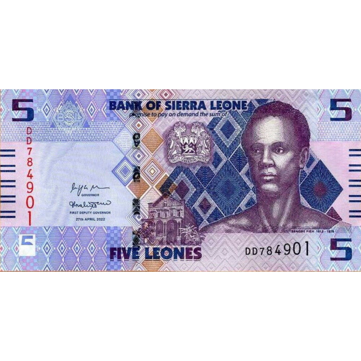 Sierra Leone 5 Leones 2022 PNew