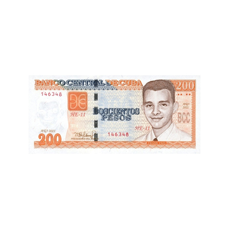 Kuba 200 Pesos 2021 P130