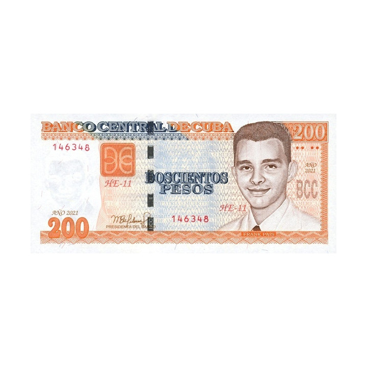 Kuba 200 Pesos 2021 P130