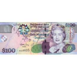 Bahamas 100 Dollars 2009 P76