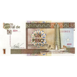Cuba 1 Peso Convertible 2013 P FX46