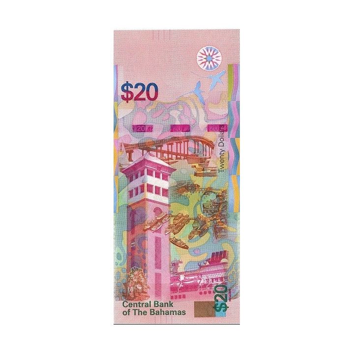 Bahamas 20 Dollars 2018 P80