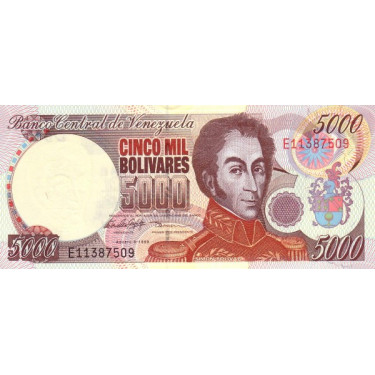 Venezuela 5000 Bolivares...