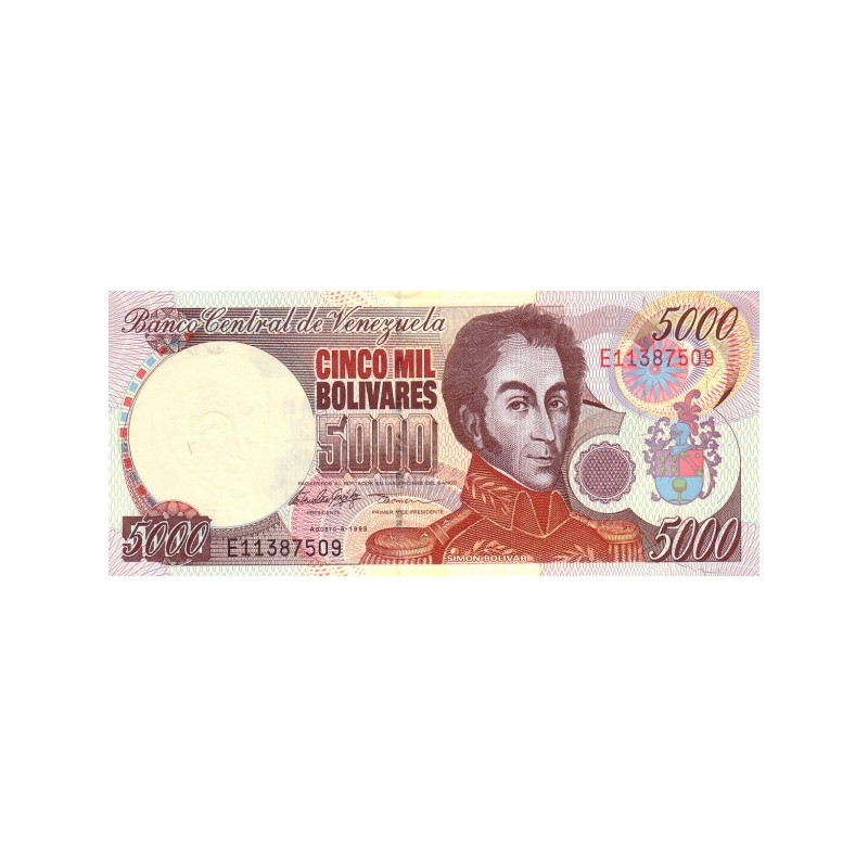 Venezuela 5000 Bolivares 1998 P78