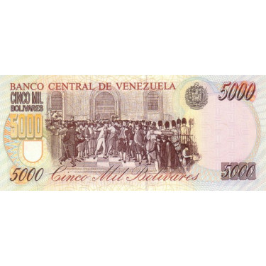 Venezuela 5000 Bolivares 1998 P78