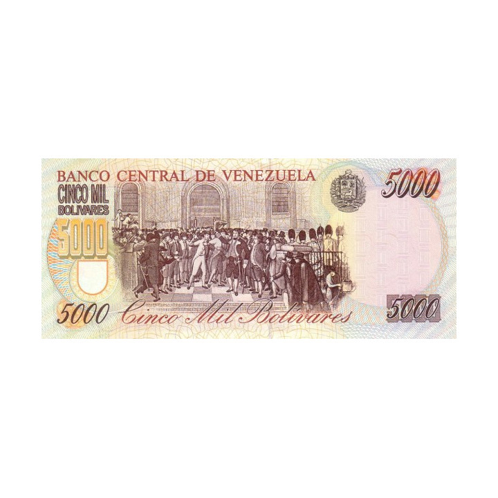 Venezuela 5000 Bolivares 1998 P78