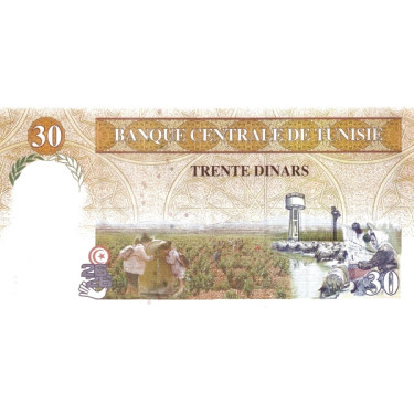Tunisia 30 Dinars 1997 P89