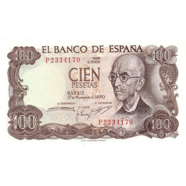 Spanien 100 Pesetas 1970 P152
