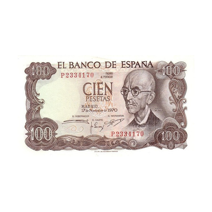 Spanien 100 Pesetas 1970 P152