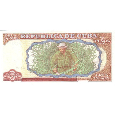 Kuba 3 Pesos 1995 P113