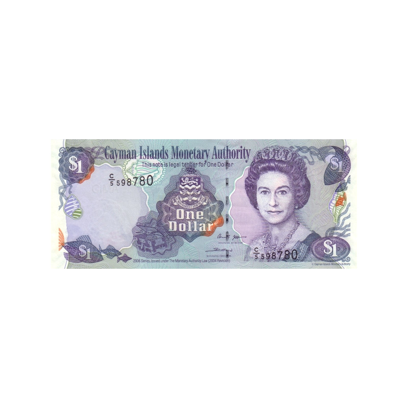Caymanöarna 1 Dollar 2006 P33b