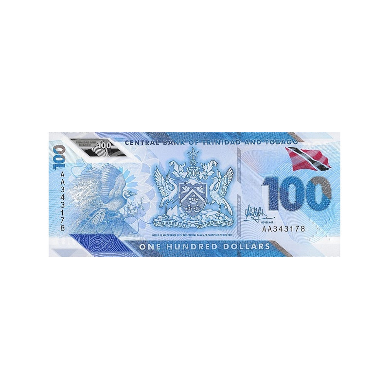 Trinidad and Tobago 100 Dollars 2019 P-new