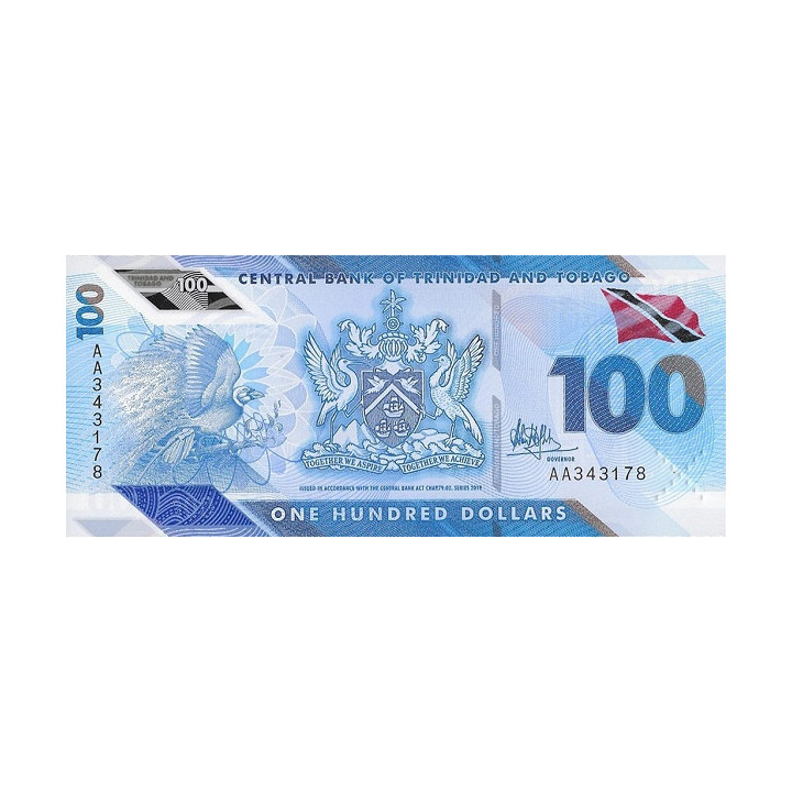 Trinidad and Tobago 100 Dollars 2019 P-new