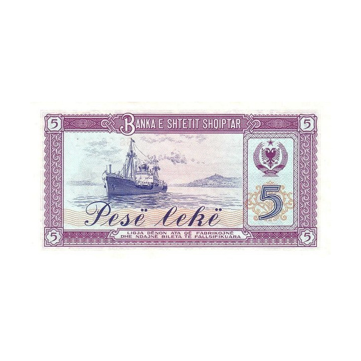 Albanien 5 Leke 1976 P42