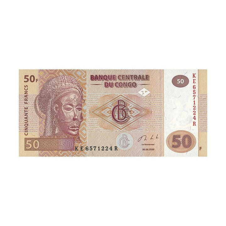 Congo 50 Francs 2020 P97