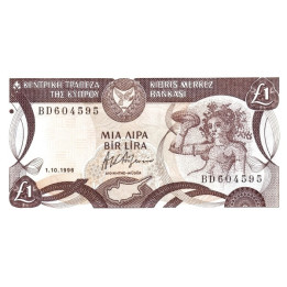 Cyprus 1 Pound 1996 P53d