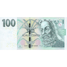 Czechia 100 Korun 2018 P18
