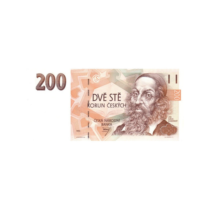 Czechia 200 Korun 1993 P6a