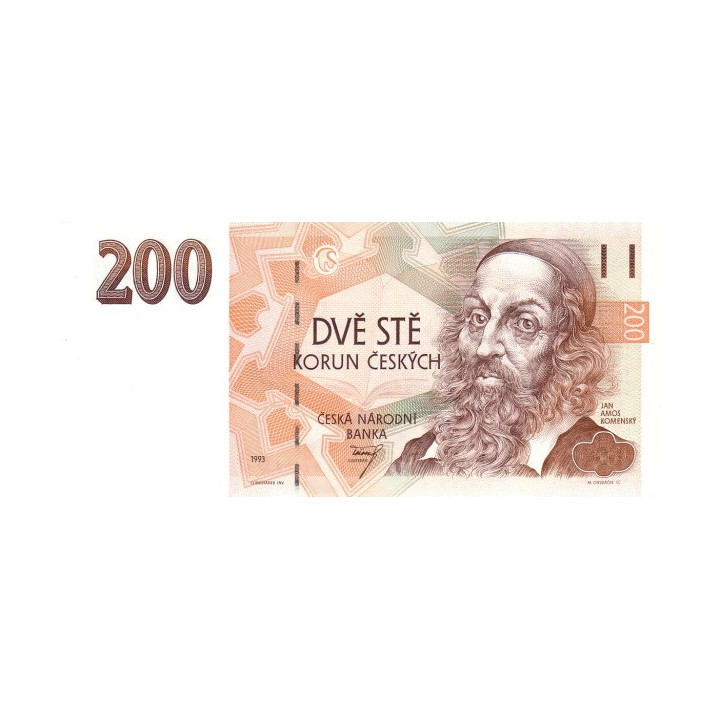 Czechia 200 Korun 1993 P6a