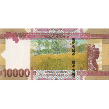 Guinea 10 000 Francs 2018 P-NEW