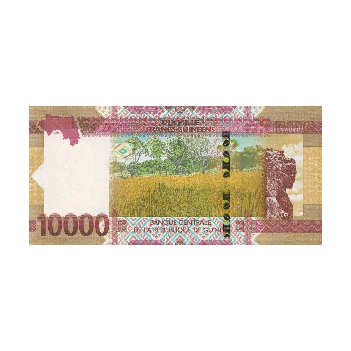 Guinea 10 000 Francs 2018 P-NEW