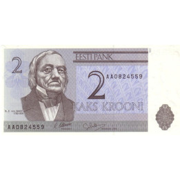 Estonia 2 Krooni 1992 P70