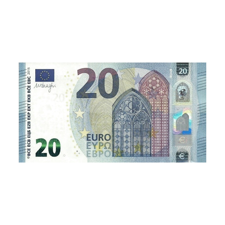 European Central Bank 20 Euro 2015 P22u
