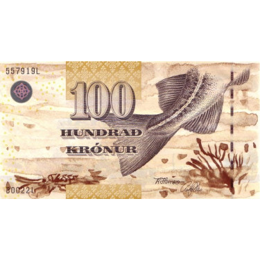 Faeroe Islands 100 Kronur...
