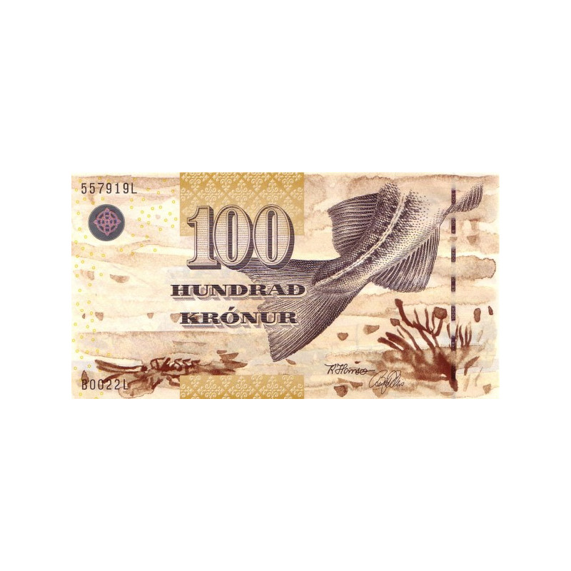 Färöarna 100 Kronur 2002 P25