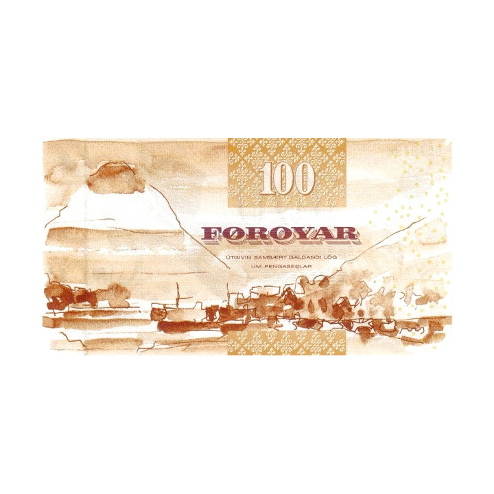 Faeroe Islands 100 Kronur 2002 P25
