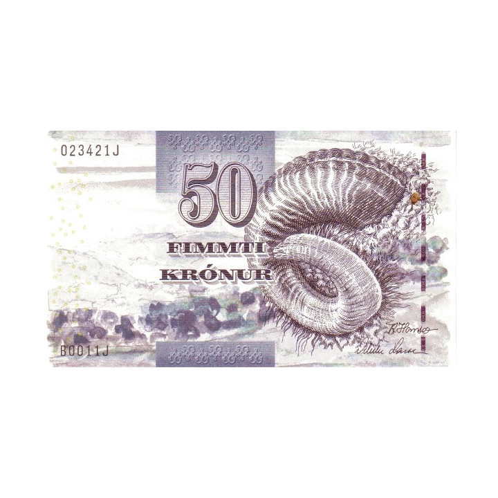 Faeroe Islands 50 Kronur 2001 P24